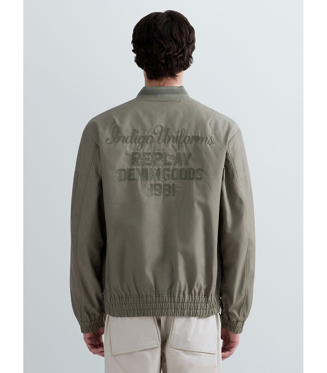 バック刺しゅうバーシティジャケット 詳細画像 ライトミリタリー 3